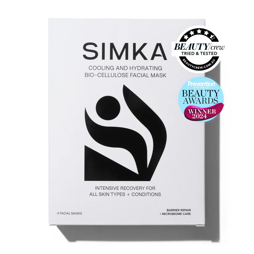 Simka Bio - Cellulose Facial Mask (4 Pack)