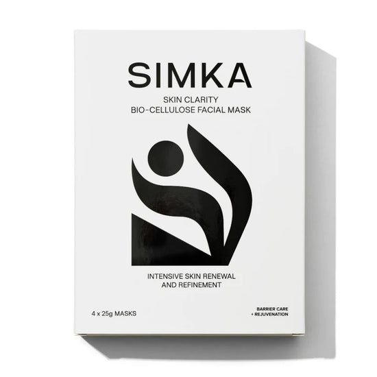 Simka Skin Clarity Bio-Cellulose Face Mask (4 Pack)